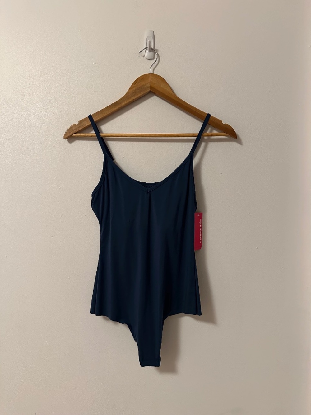 NWT Commando Classic Control Navy Blue Thong Bodysuit | Size Small